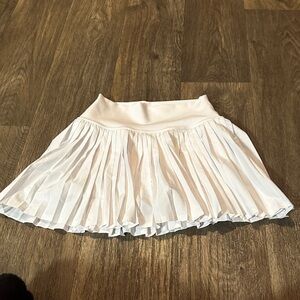 ALO Yoga White Skater Skirt
